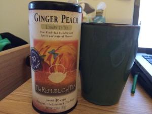 ginger peach tea